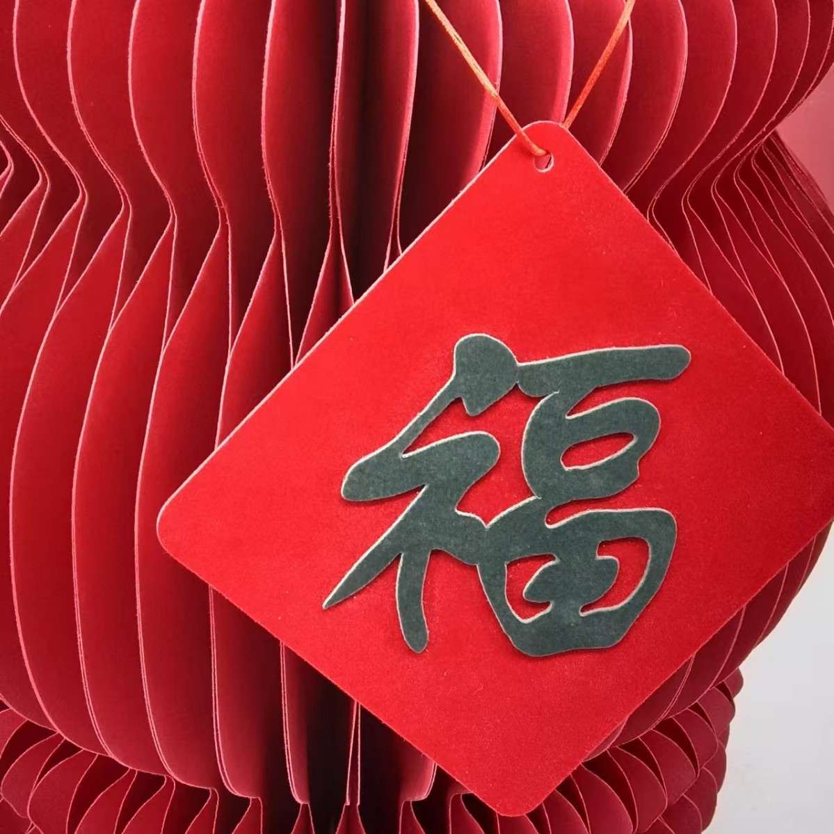 春节装饰折纸大摆件吉祥物氛围场景新年布置网红拍照风琴纸道具