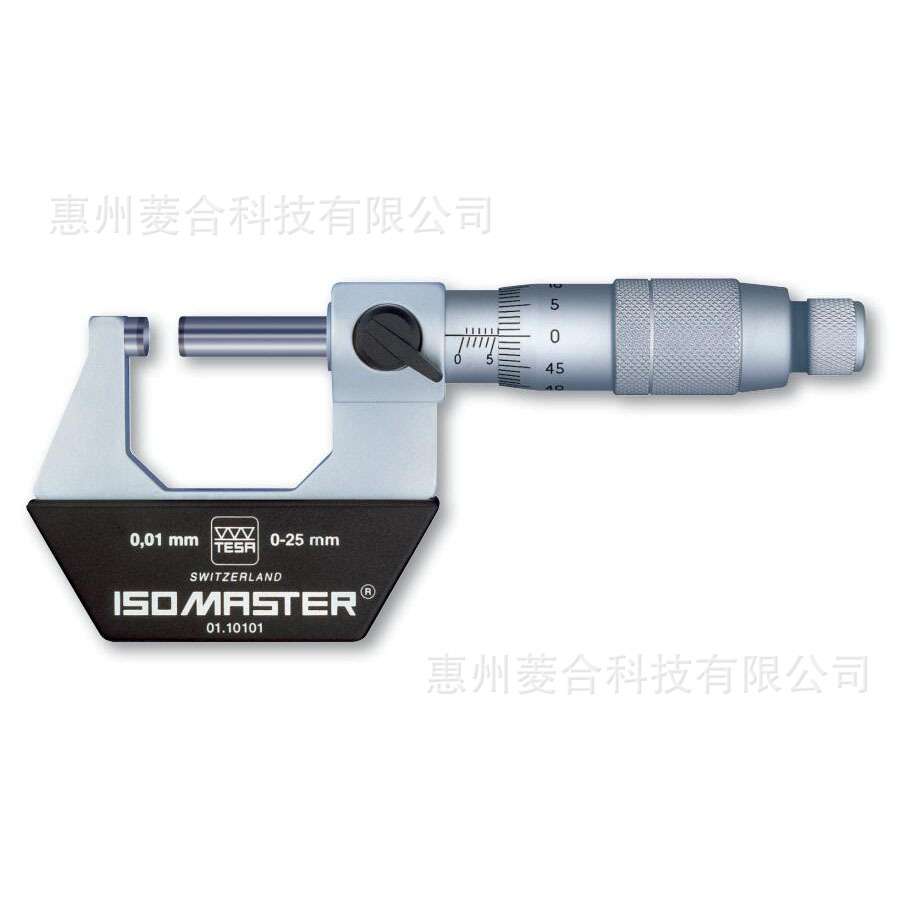 进口瑞士TESA测量范围0-25mm0.01mm标准机械游标外径千分尺带锁紧