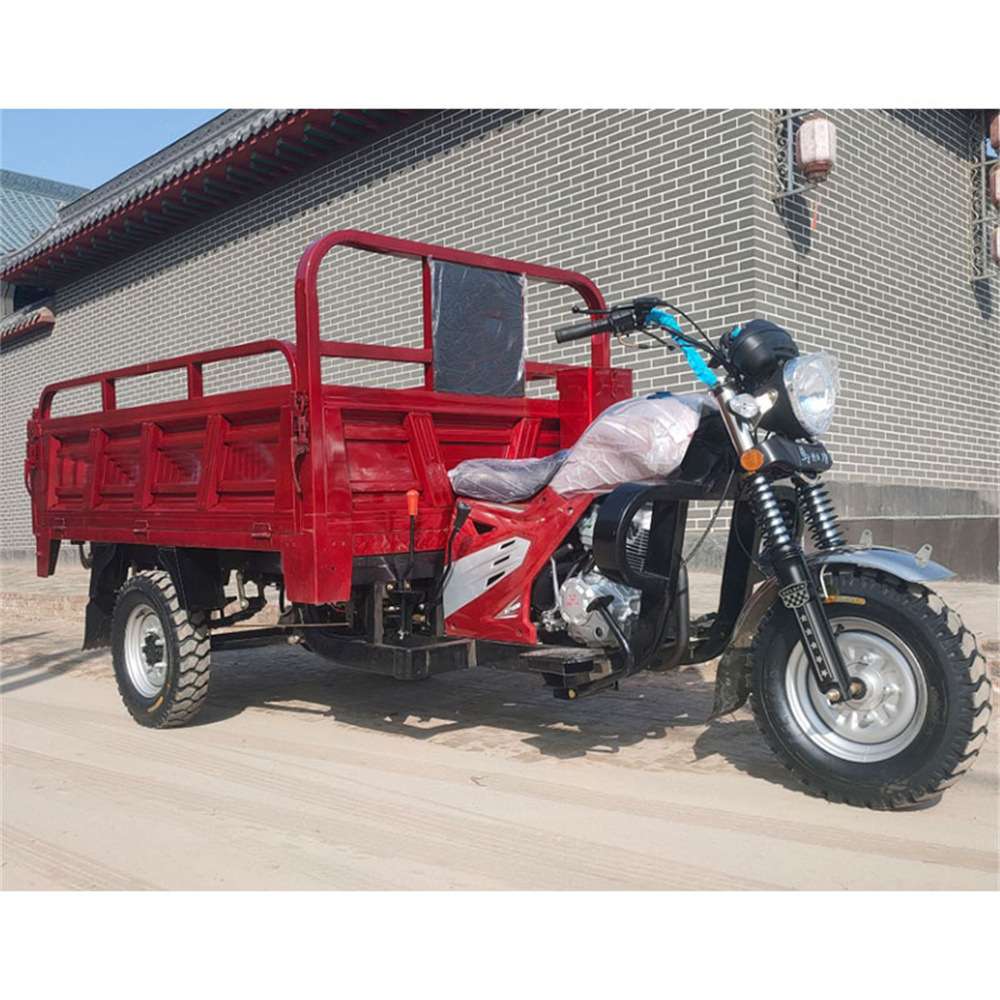 建筑施工砂浆自卸车 座驾汽油摩托三轮车 农用粮食运输搬运车