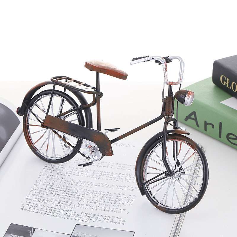 zakka摆件 大号自行车模型 欧美特色工艺品创意家居装饰品摆件