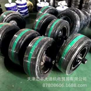 厂区拖车轮胎隧道台车挂布台车实心轮直径450x120650x150实心轮胎