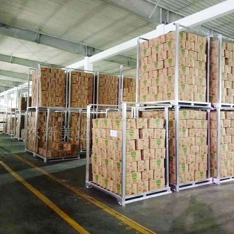 仓储钢制镀锌巧固架 冷库仓库货架3层4层堆高农副产品海鲜巧固架