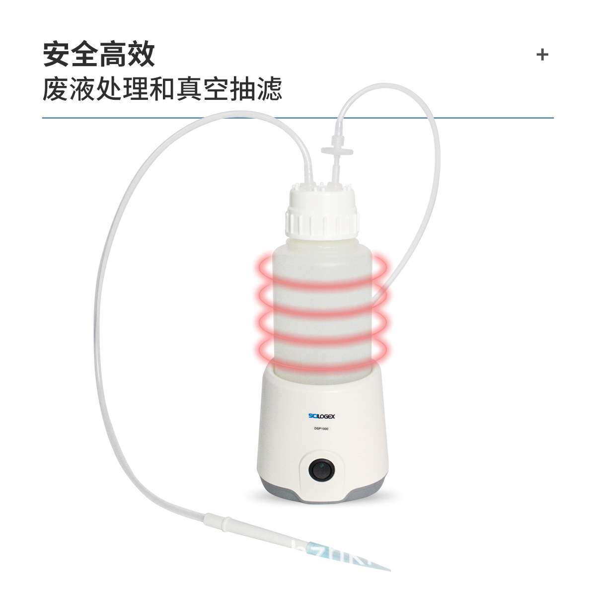 DSP1000 -A台面小型真空吸液器(1L),国标,100-240V/50Hz/60Hz