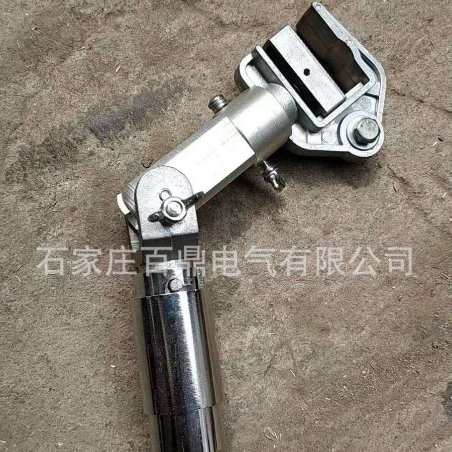 高压接地棒多角度转角式螺旋型接地线10kv接地棒头软连接多角度