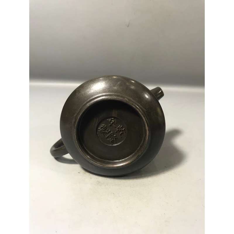 古玩铜器五福壶铜茶壶复古怀旧酒壶家用客厅装饰工艺品铜壶摆件