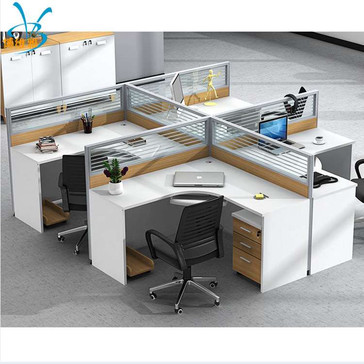 办公桌桌椅组合员工位隔断财务桌四人六人办公室家具职员办公桌