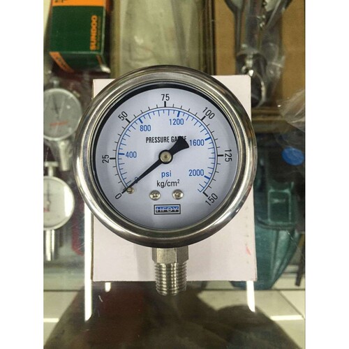 不锈钢耐震压力表YBF60 1KG 2KG 5KG  径向表盘60MM  HFDY 304