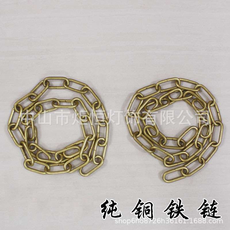 纯铜全铜吊链防锈大型水晶吊灯复仿古酒店工程灯饰灯具配件D