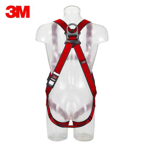 3M 1161729 保泰特P200五点全身式 安全带前胸后背D型环红色S号