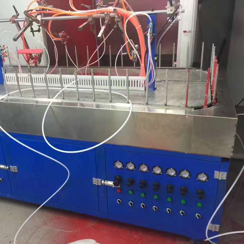 镀锌板不锈钢喷漆机不锈铁水淋柜喷漆台 半全自动往复喷涂线