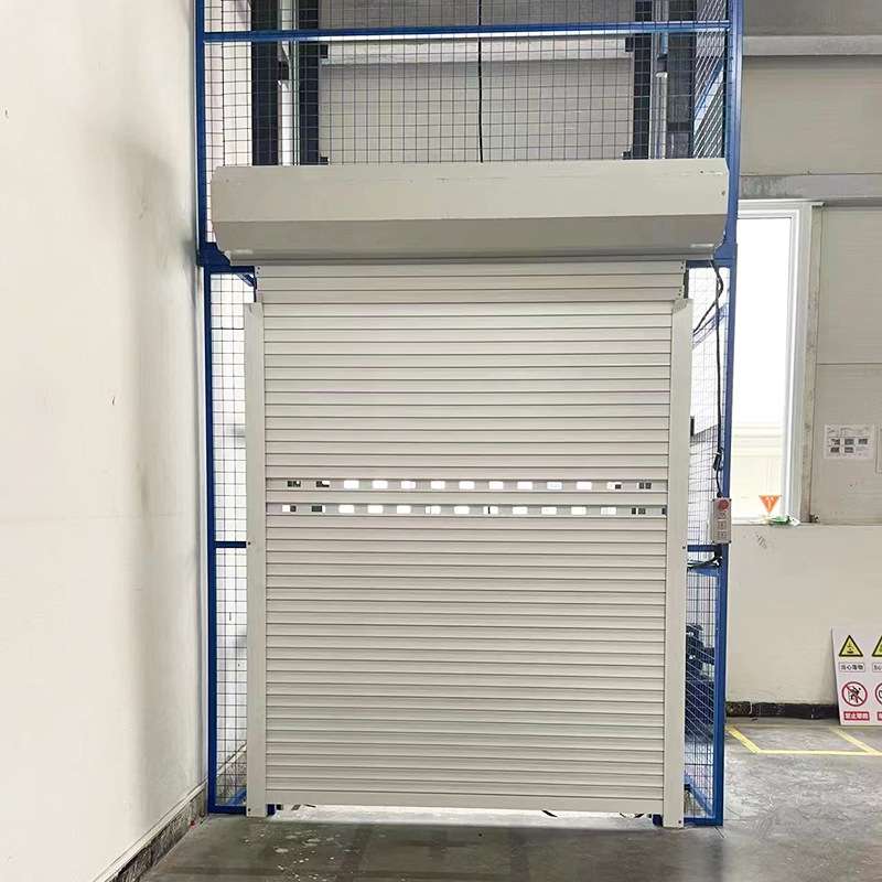 货梯厂房仓库双轨升降平台货物搬运固定液压升降货梯导轨式升降机