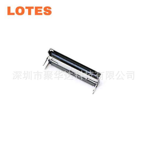 LOTES SFF-8611 卧式母座-OCuLink 80PIN DIP定位脚 808004994