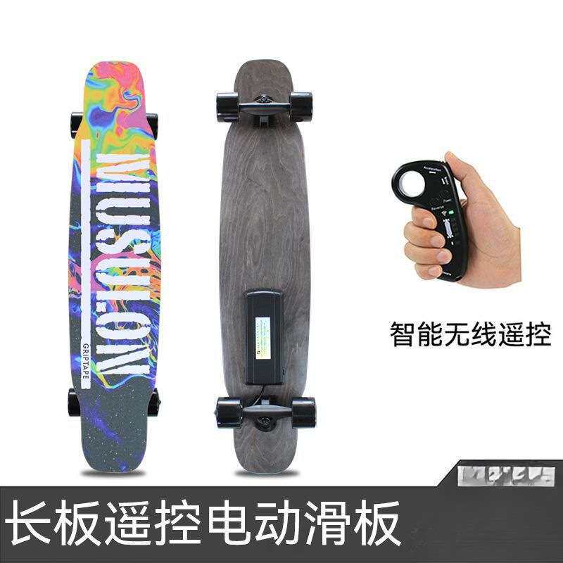 长板电动滑板车成人四轮双驱长板可遥控高端智能上班代步神器其他