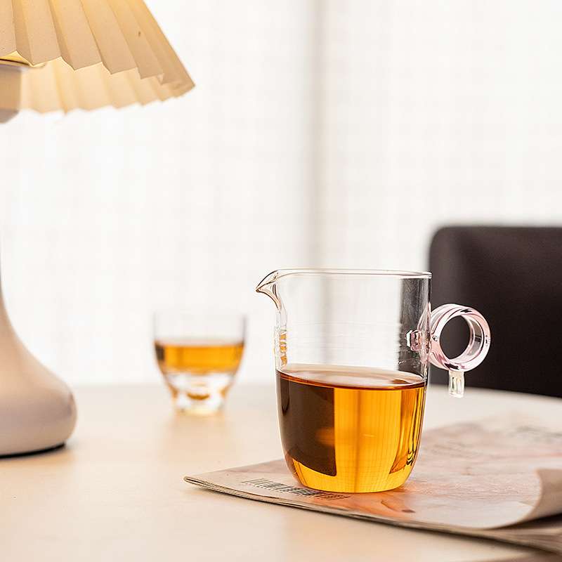 创意公道杯加厚玻璃分茶器高端透明公杯高档日式茶具耐高温