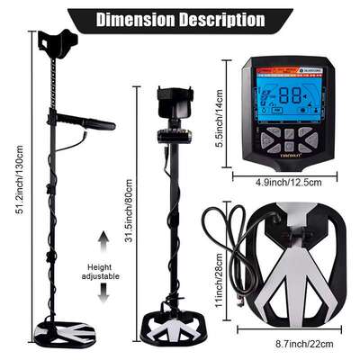 X13 underground metal detector treasure hunting and position