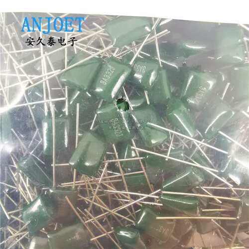 CL11涤纶电容3A332J 1000V332J 0.0033UF 3.3NF 3300PF 1KV 绿色