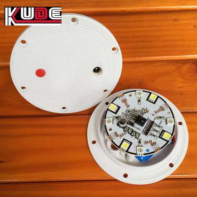 跨境热销RGB全彩防水5V1A遥控16色灯饰 LED装饰灯灯芯厂家