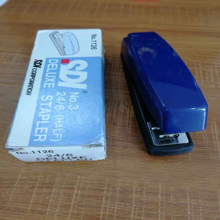 SDI手牌1126 专业办公文具3号双排针订书机