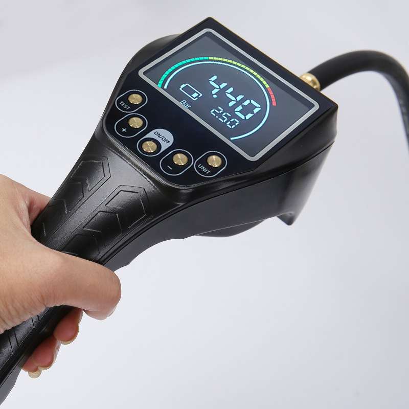 手持款全自动充气机汽车轮胎打气机预设充满自停电子数显防水防锈