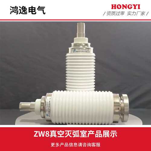 鸿逸高压真空灭弧室ZW8 TD-12/620-25型真空断路器用真空管10kv外