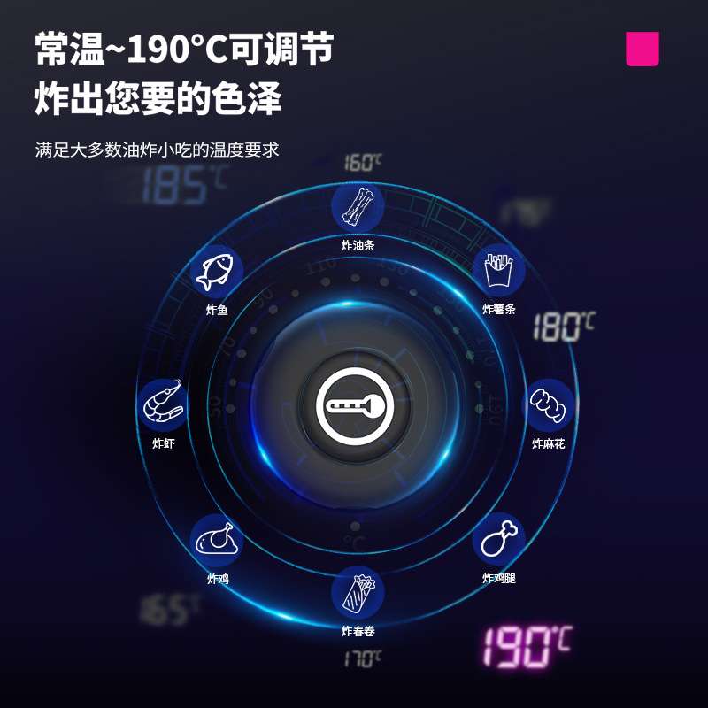 乐创电炸炉单缸商用油炸锅油炸薯塔机炸鸡排薯条加厚双缸油条炸炉