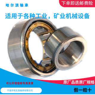 HRB NJ206EM 42206H 哈尔滨短圆柱滚子轴承 内径30mm外径62mm