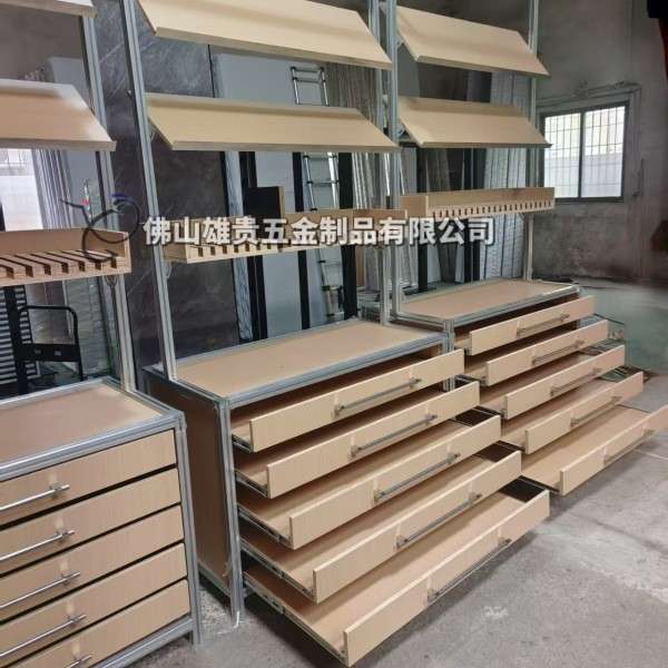 铝型材展示架 瓷砖工作室小样展架组合柜 特色花砖手工砖展示架