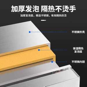 史蒂芬 RTP510-520C单门不锈钢玻璃高温消毒柜大容量餐具消毒柜
