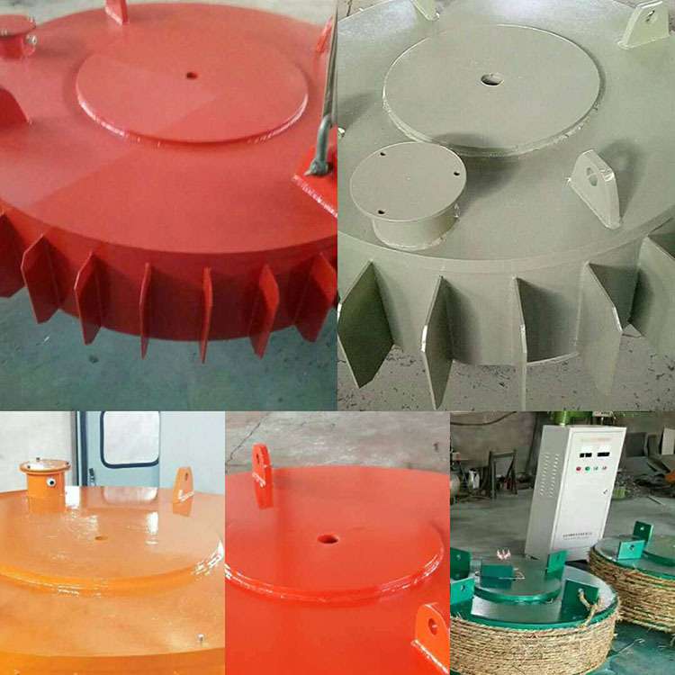 坦安RCDB干式电磁除铁器盘式悬挂式自卸干式除铁机胶带除铁装置