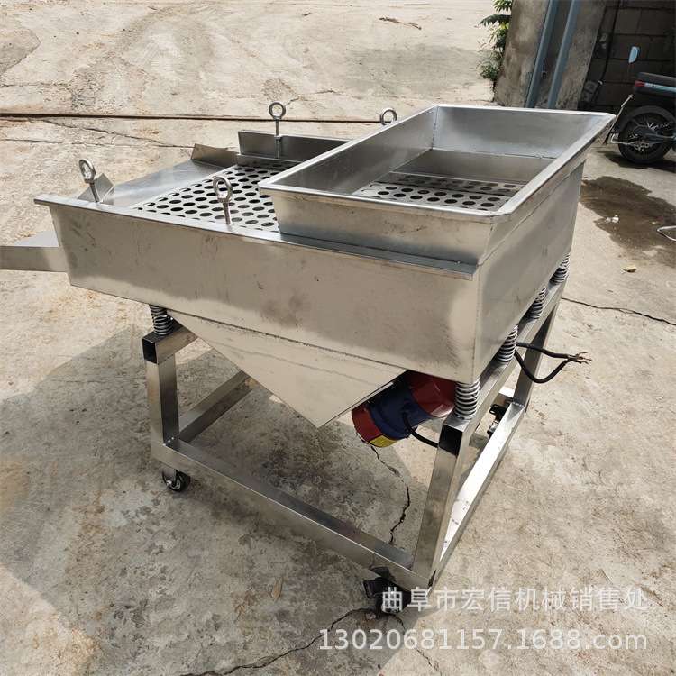 钉子金属分选筛 粮食摇摆式振动筛 谷子小麦除杂筛选机