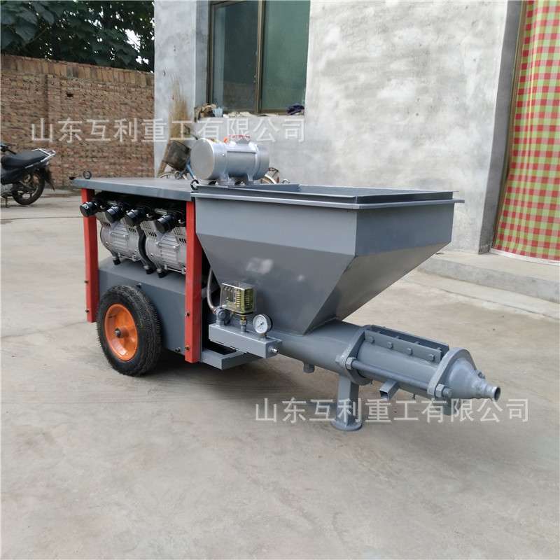 快速水泥砂浆喷涂机防火涂料腻子砂浆墙面拉毛机柱塞式砂浆喷涂机