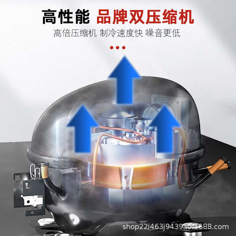 格菱三温三室点菜柜商用冰箱展示柜烧烤冷藏冷冻冰柜冷鲜肉锁鲜