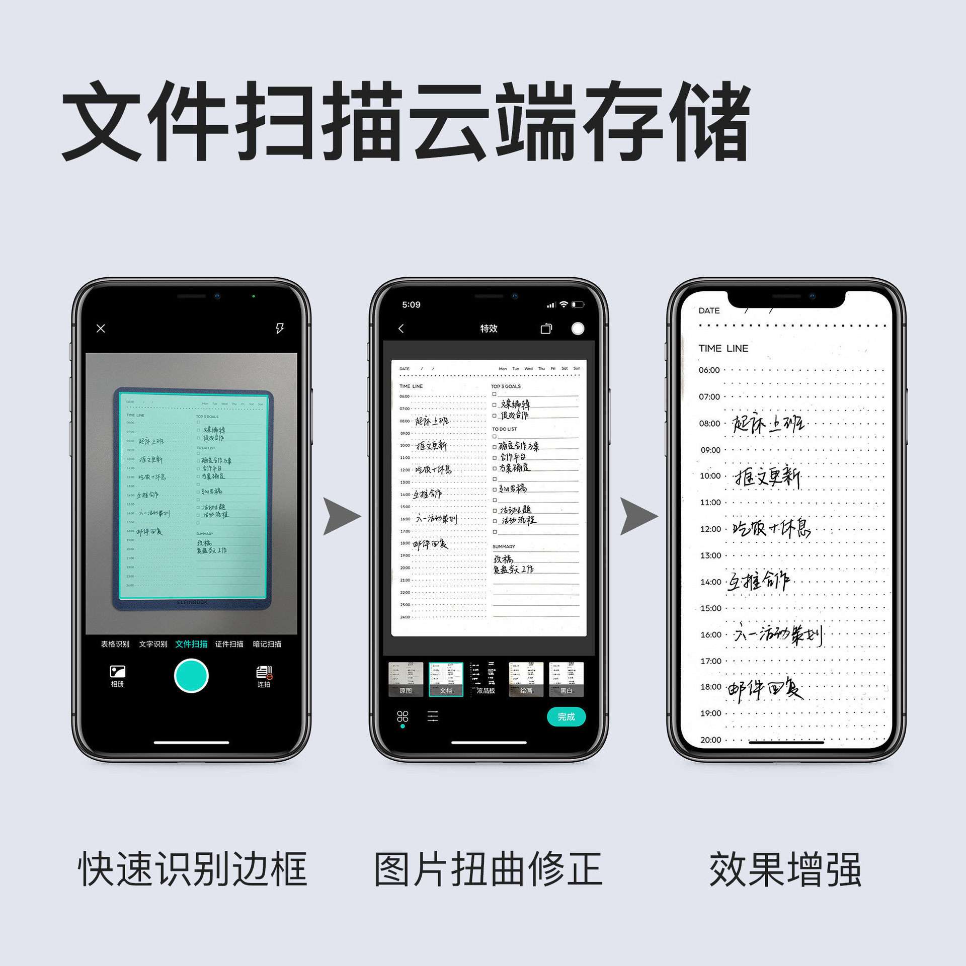 易飞elfinbook皮质可重复擦写桌面留言小白板备忘记事速写笔记本