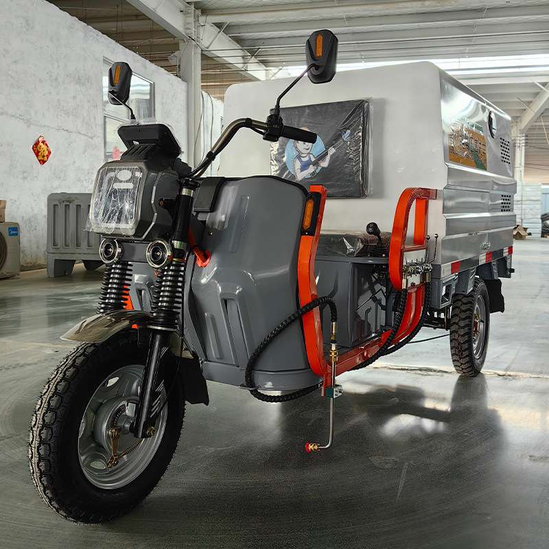 新能源高压清洗车小区地面消毒护栏500L电动清洗车洒水冲洗车
