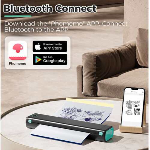 Wireless Tattoo Transfer Stencil Printer