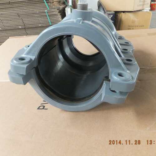 UPVC哈夫式抢修接厂家供应 DN350 DN400PVC哈夫节抢修器补漏器