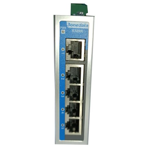 三旺 IES2005-P(12-48VDC/24VAC 3onedata 5电口百兆非网管交换机