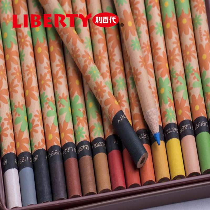 LIBERTY优你客利百代原木色铅笔24色/CC-224