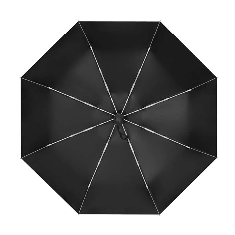 全自动黑胶遮阳防晒伞迷你口袋伞加大八骨五折伞折叠晴雨两用雨伞