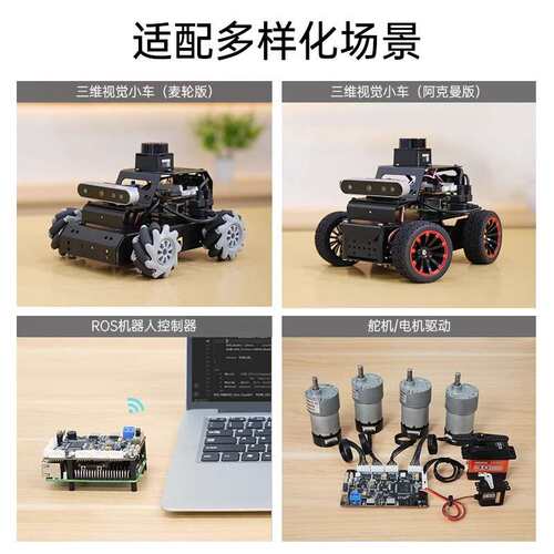 STM32控制器 智能小车ROS机器人舵机/电机驱动控制 树莓派5扩展板