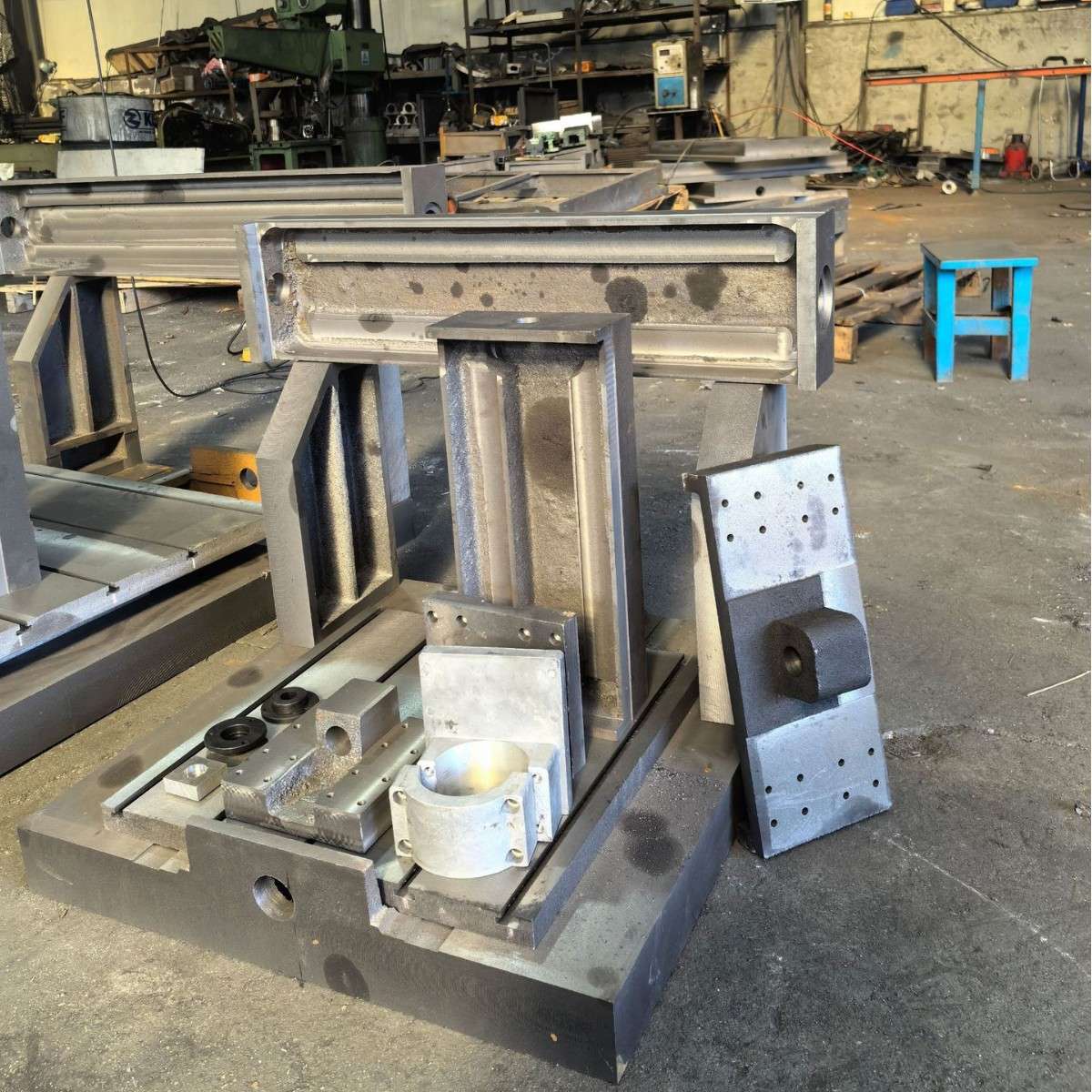 雕刻机 铸铁件机架 4040 裸机 光机CNC加工机床铸铁件