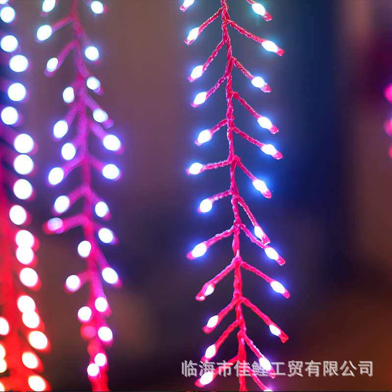 新年鞭炮灯串遥控春节仿真炮仗挂灯过年灯笼氛围灯带闪灯装饰彩灯