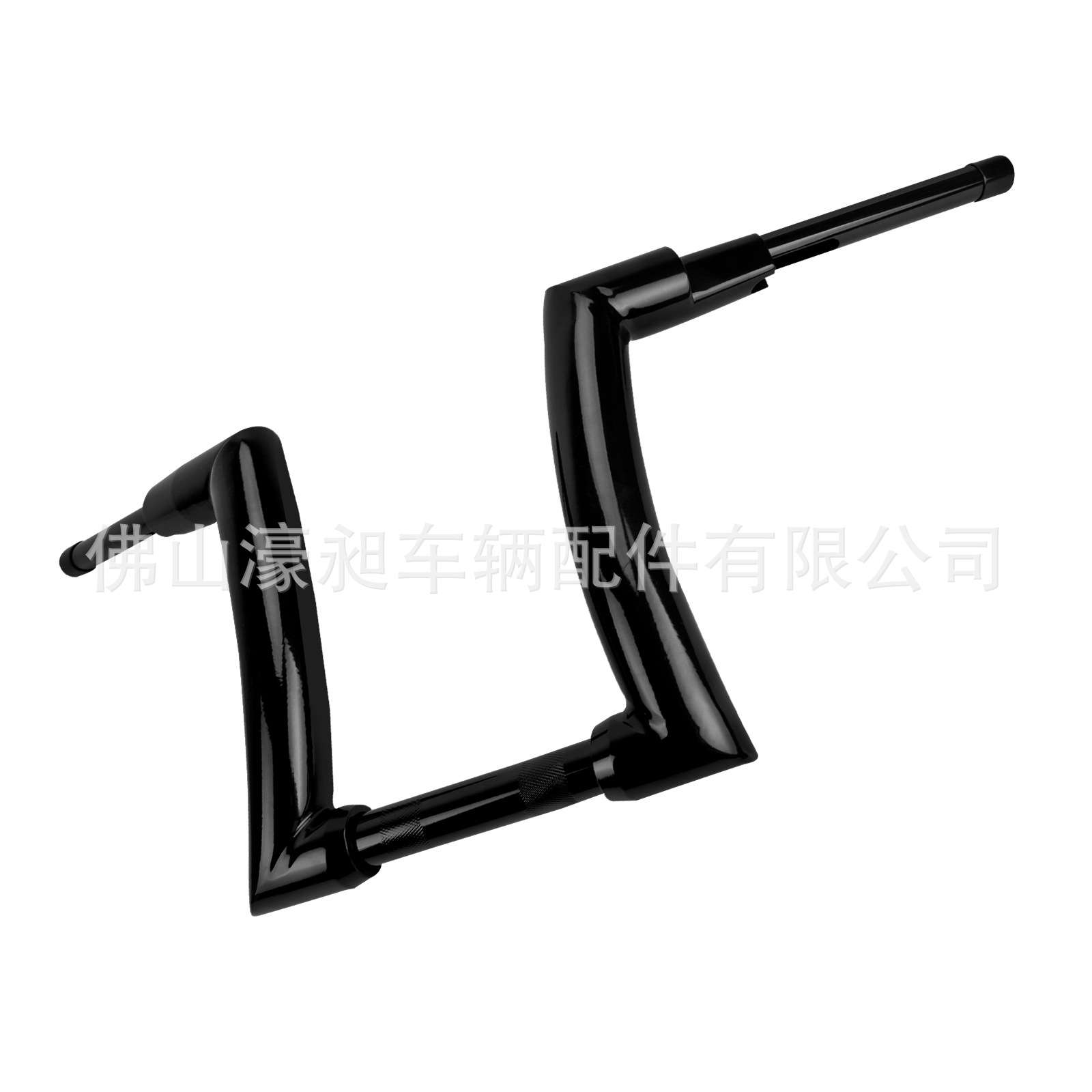 哈雷883滑翔12寸14寸16寸手把车把Z拖杆一体式改装车把加粗高手把