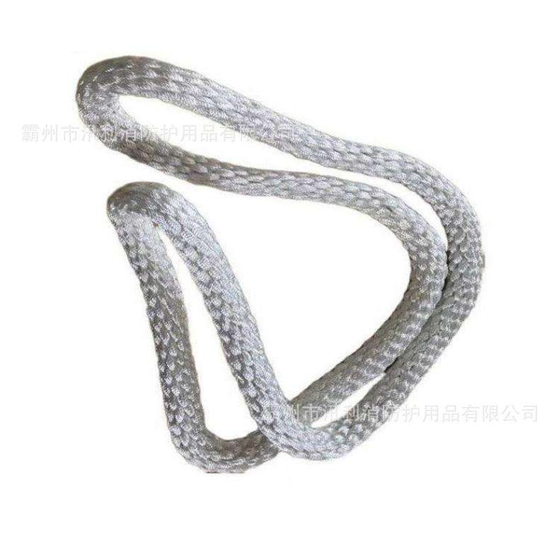 电力施工蚕丝防潮无极绳手动编织无结绳耐高压环形绝缘绳蚕丝绳
