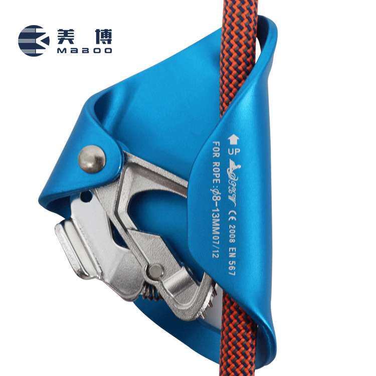 CE认证 户外攀岩胸式上升器 爬绳器 腹前上升器攀爬器探洞保护器