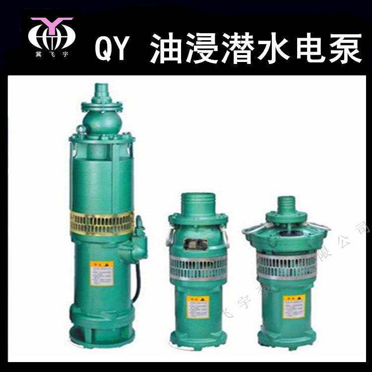 QY25-42-4 油浸式潜水电泵 2.5寸三相油侵潜水泵 农用工业抽水机