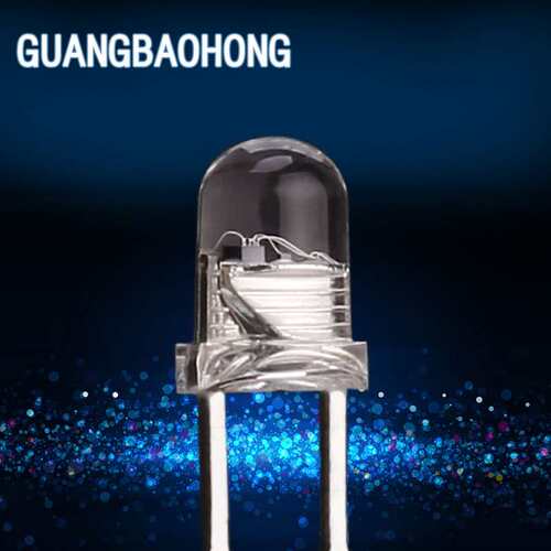 F3圆头白发翠绿 耐高温 3mm LED绿光绿灯 白发翠绿 LED发光二极管