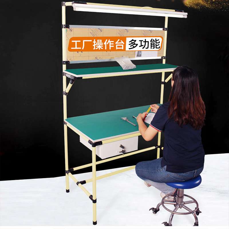 方通流水线 铝合金防静电流水线 精益管操作台 支持非标