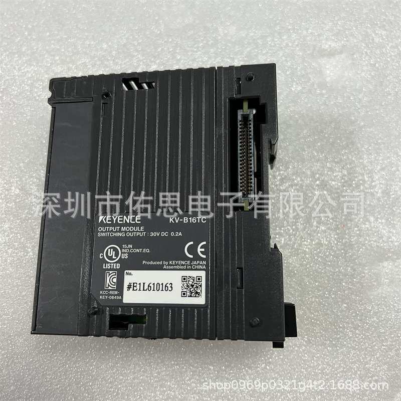 KV-B16TC KEYENCE基恩士可编程控制器16点螺丝端子台晶体管(漏极)
