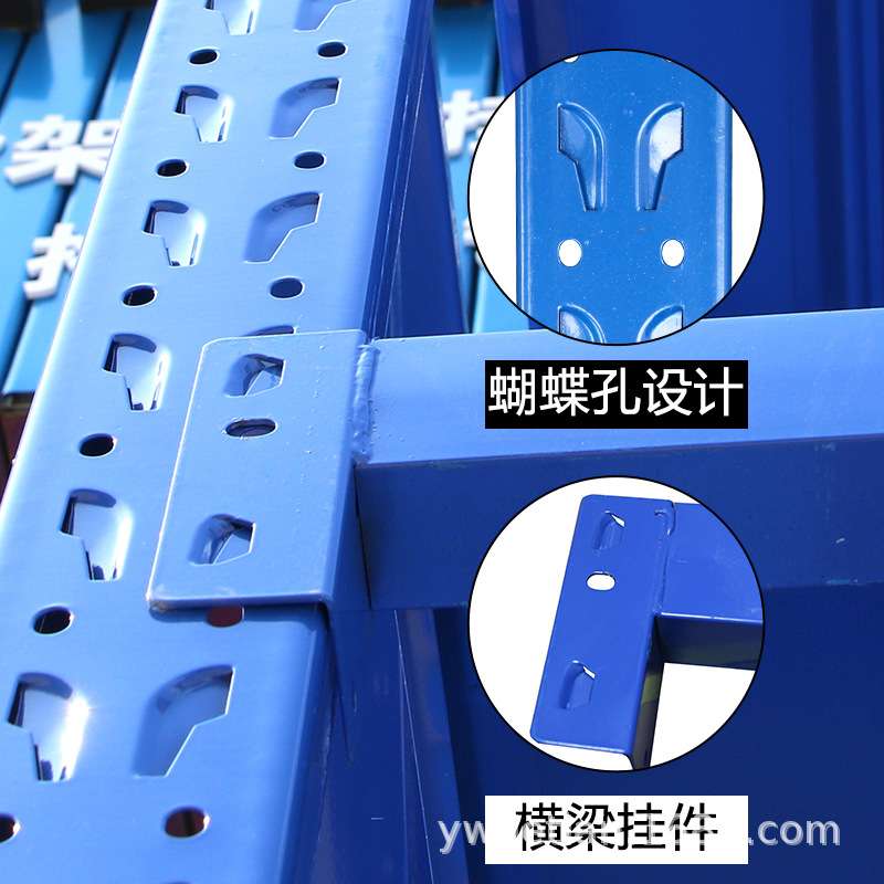 2.0*0.5*2.0米义乌轻型仓储置物货架小型仓库储藏展架 超市货架